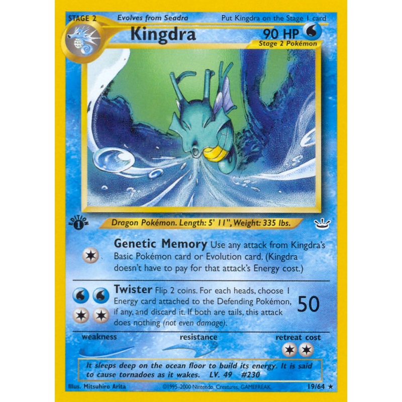 Kingdra (19/64) [Neo Revelation 1st Edition]