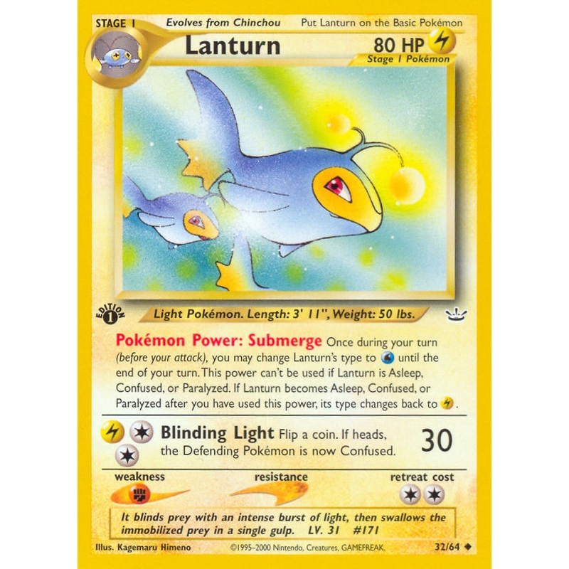 Lanturn (32/64) [Neo Revelation 1st Edition]