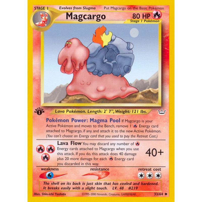 Magcargo (33/64) [Neo Revelation 1st Edition]