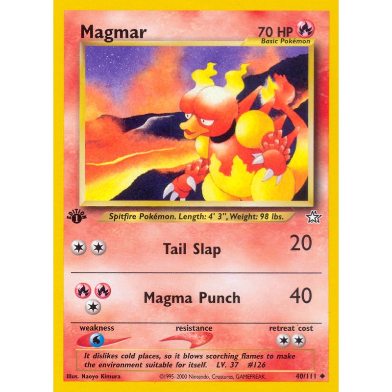 Magmar (40/111) [Neo Genesis 1st Edition]