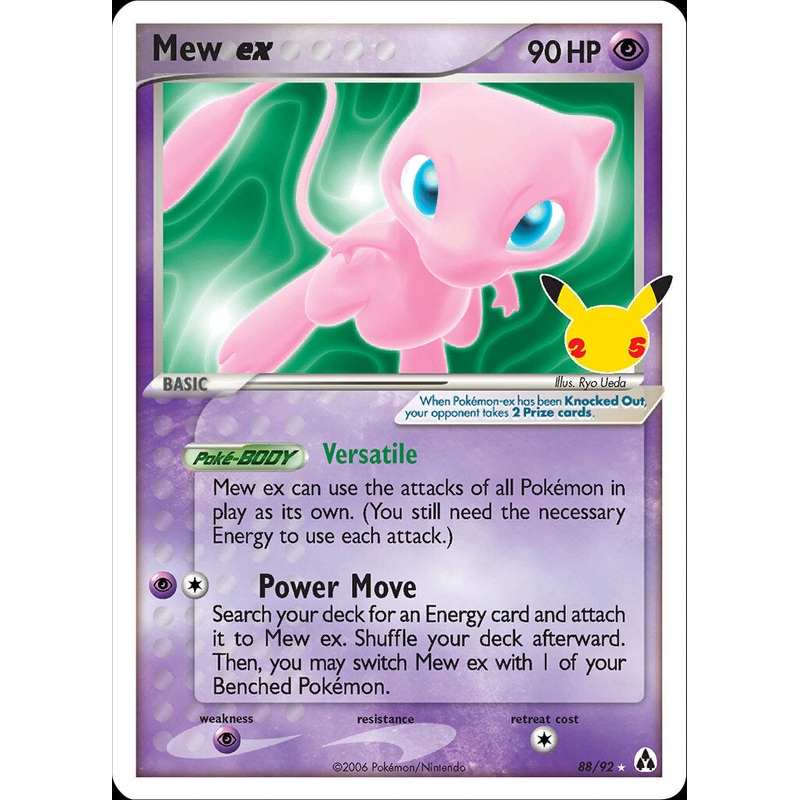 Mew ex (88/92) [Celebrations: 25th Anniversary - Classic Collection]