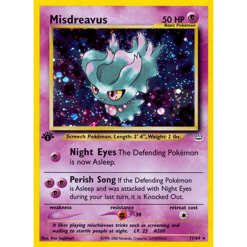 Misdreavus (11/64) [Neo Revelation 1st Edition]
