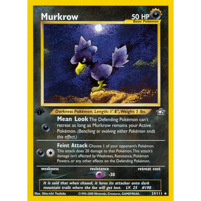 Murkrow (24/111) [Neo Genesis 1st Edition]