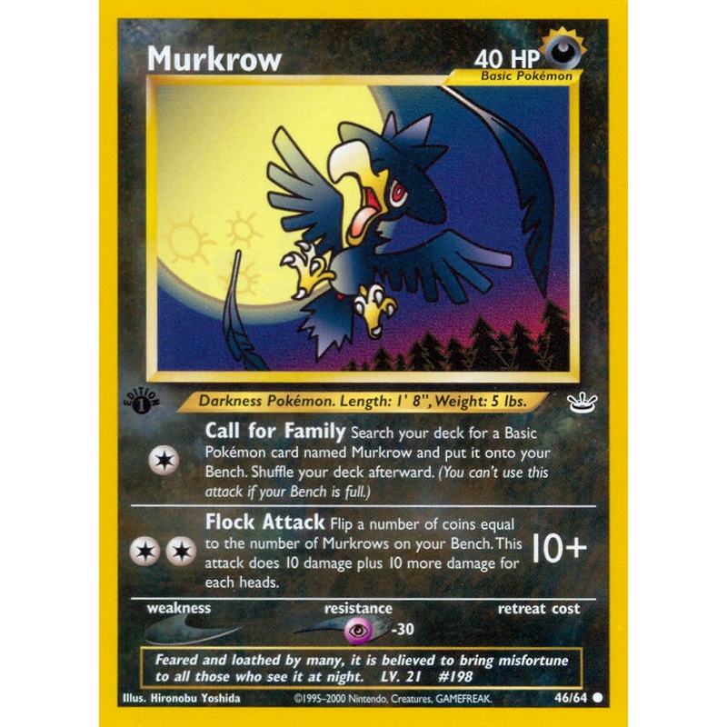 Murkrow (46/64) [Neo Revelation 1st Edition]