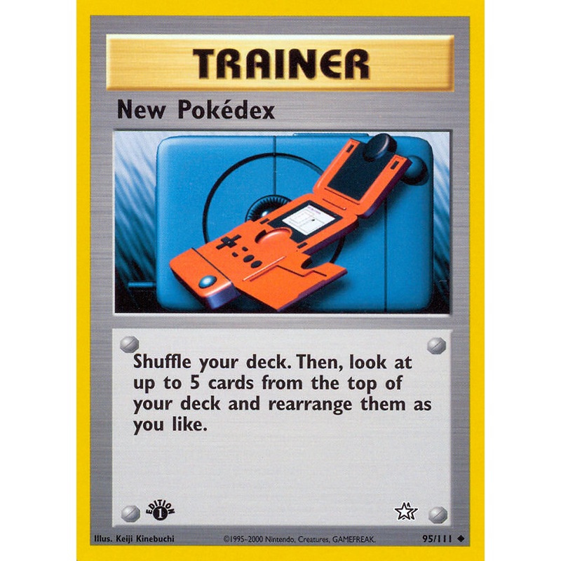 New Pokedex (95/111) [Neo Genesis 1st Edition]