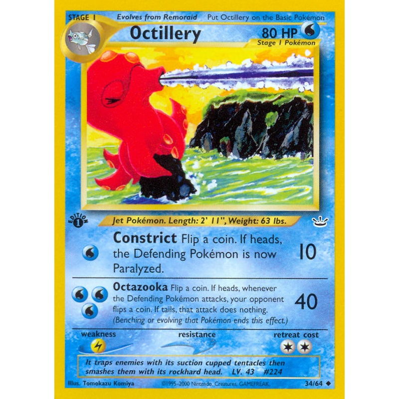 Octillery (34/64) [Neo Revelation 1st Edition]
