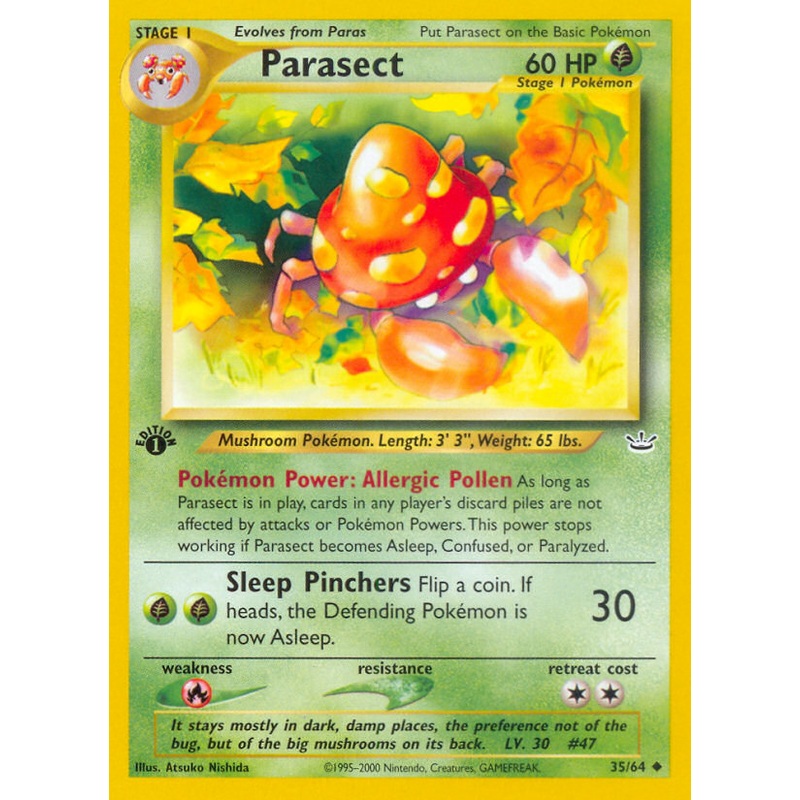 Parasect (35/64) [Neo Revelation 1st Edition]