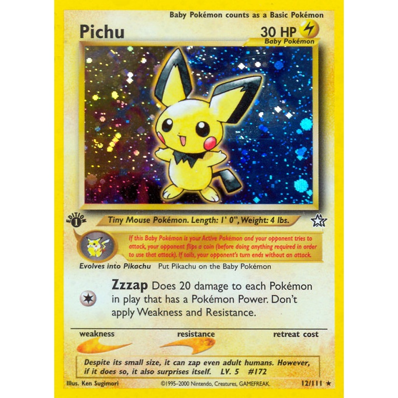 Pichu (12/111) [Neo Genesis 1st Edition]