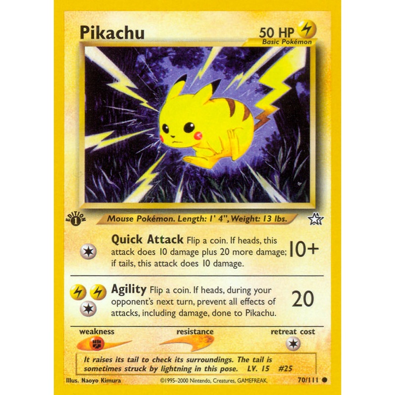Pikachu (70/111) [Neo Genesis 1st Edition]