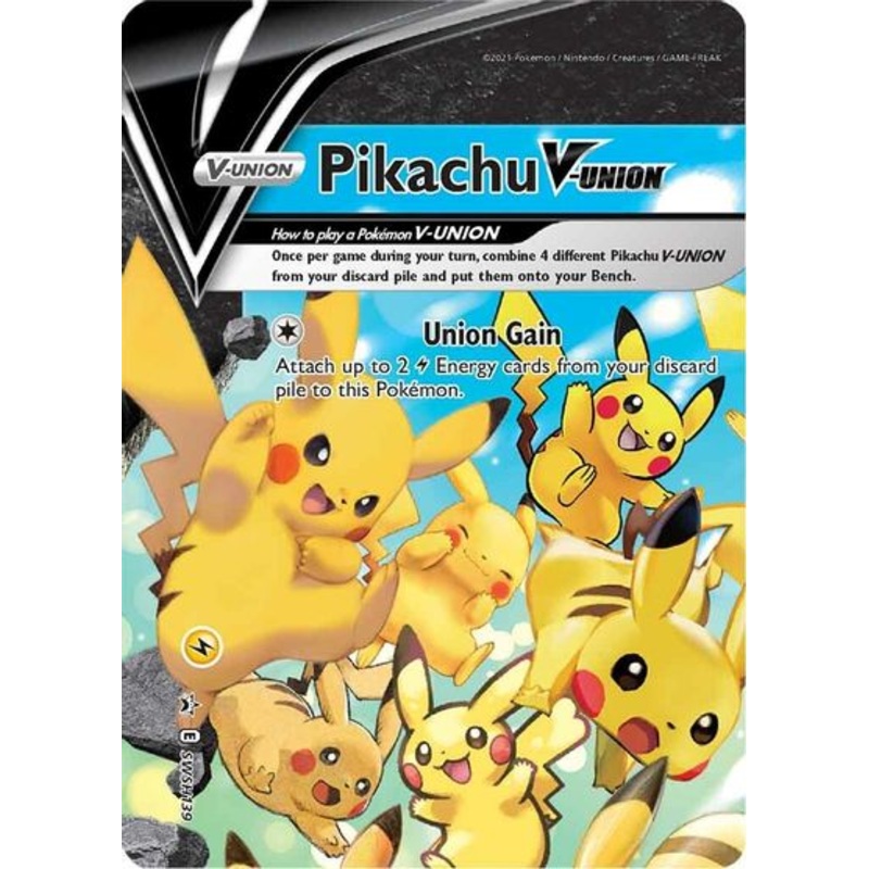 Pikachu V-UNION (SWSH139) (Celebrations) [Sword & Shield: Black Star Promos]