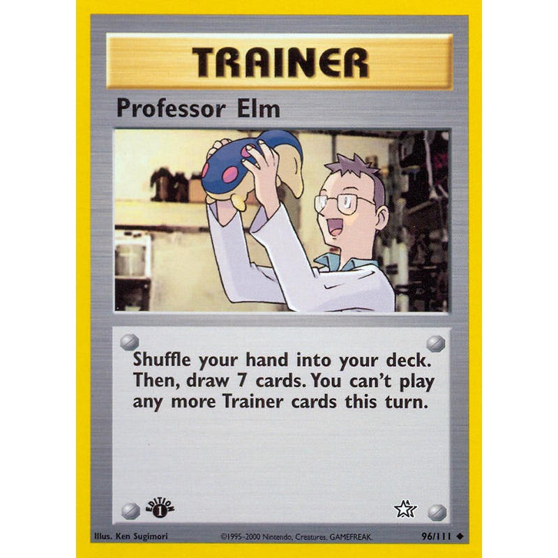 Professor Elm (96/111) [Neo Genesis 1st Edition]
