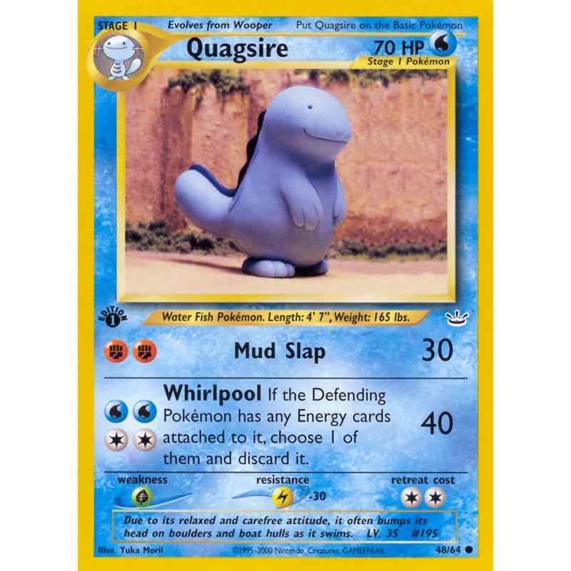 Quagsire (48/64) [Neo Revelation 1st Edition]