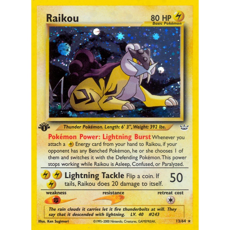Raikou (13/64) [Neo Revelation 1st Edition]