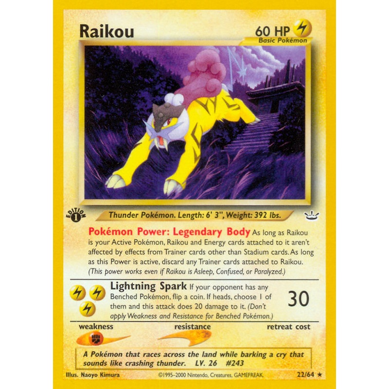Raikou (22/64) [Neo Revelation 1st Edition]