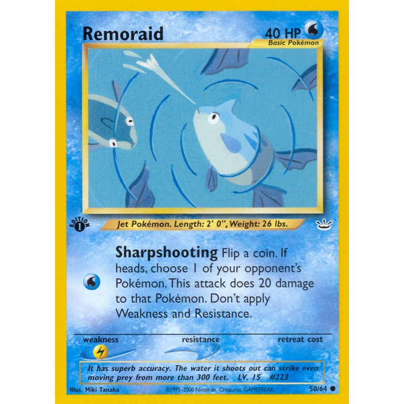 Remoraid (50/64) [Neo Revelation 1st Edition]