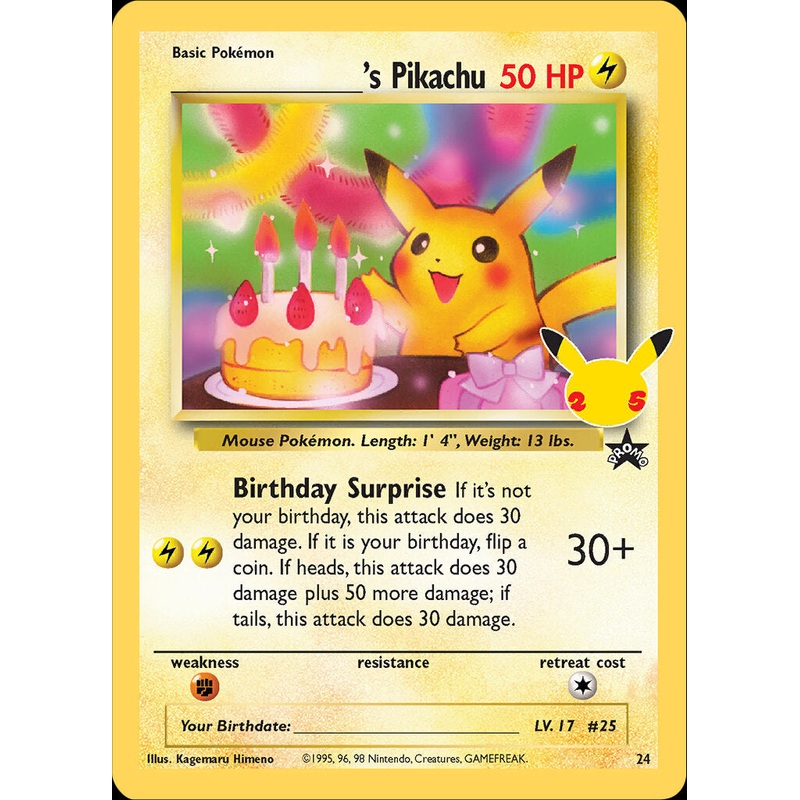 _____'s Pikachu (24) [Celebrations: 25th Anniversary - Classic Collection]