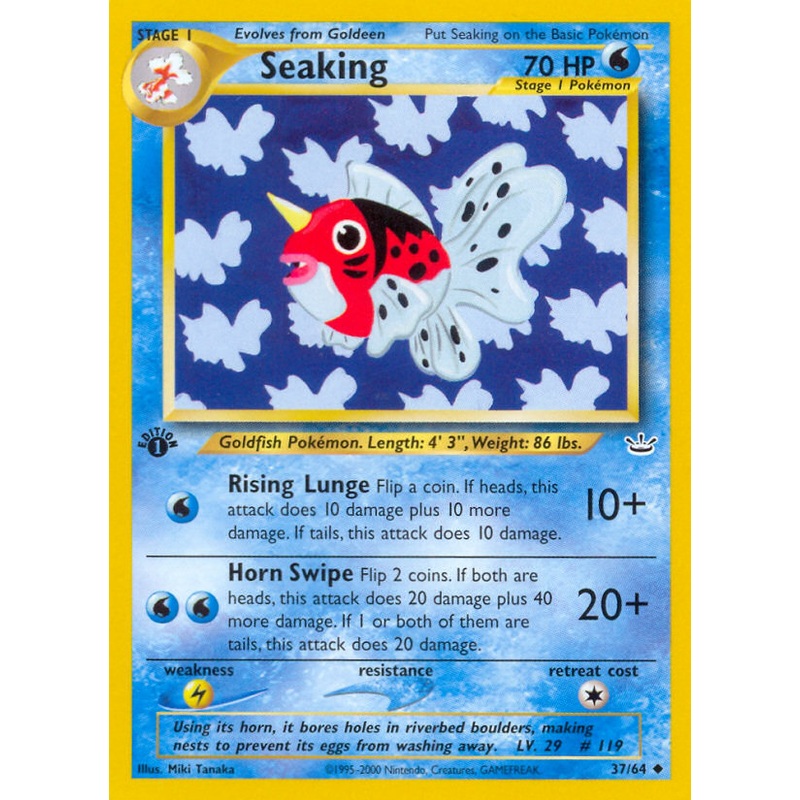 Seaking (37/64) [Neo Revelation 1st Edition]