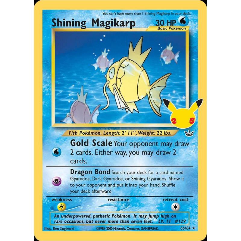 Shining Magikarp (66/64) [Celebrations: 25th Anniversary - Classic Collection]