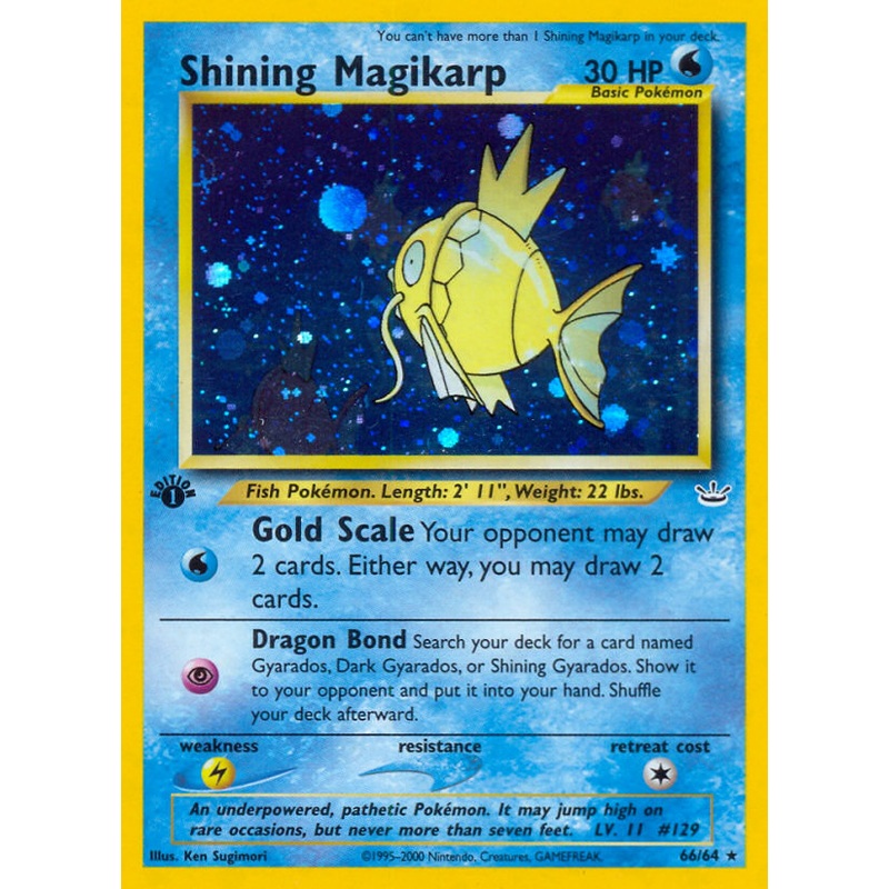 Shining Magikarp (66/64) [Neo Revelation 1st Edition]