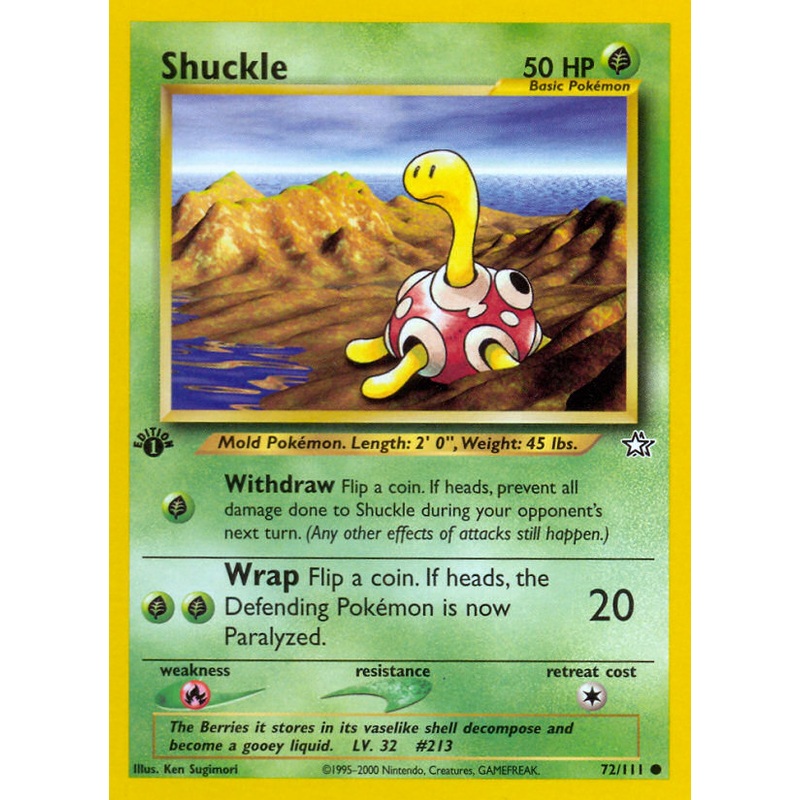 Shuckle (72/111) [Neo Genesis 1st Edition]