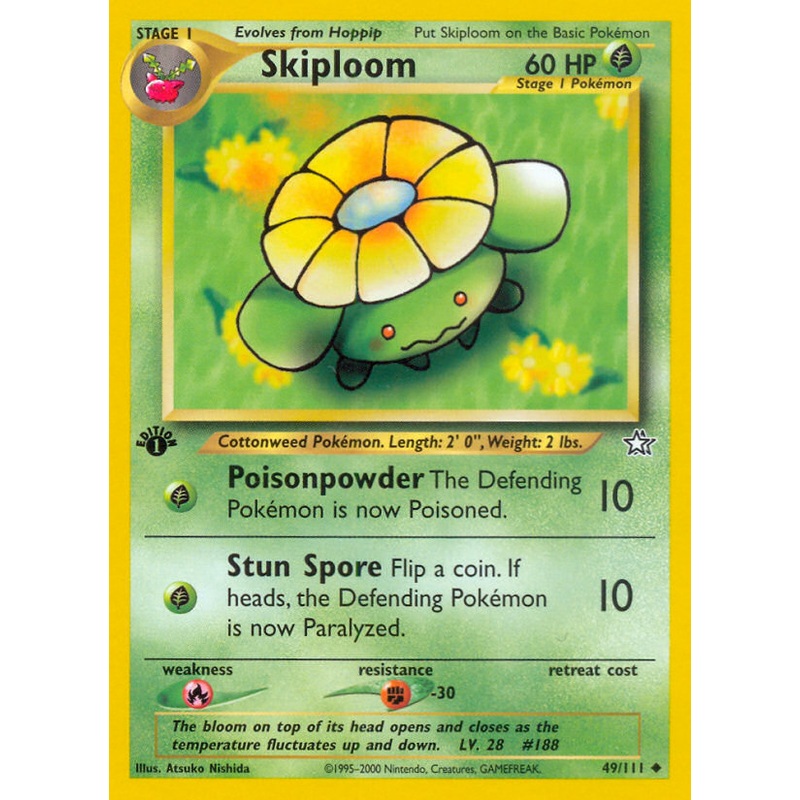 Skiploom (49/111) [Neo Genesis 1st Edition]