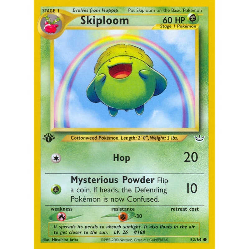 Skiploom (52/64) [Neo Revelation 1st Edition]