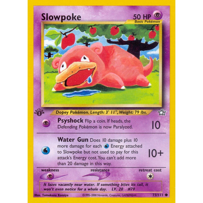 Slowpoke (73/111) [Neo Genesis 1st Edition]