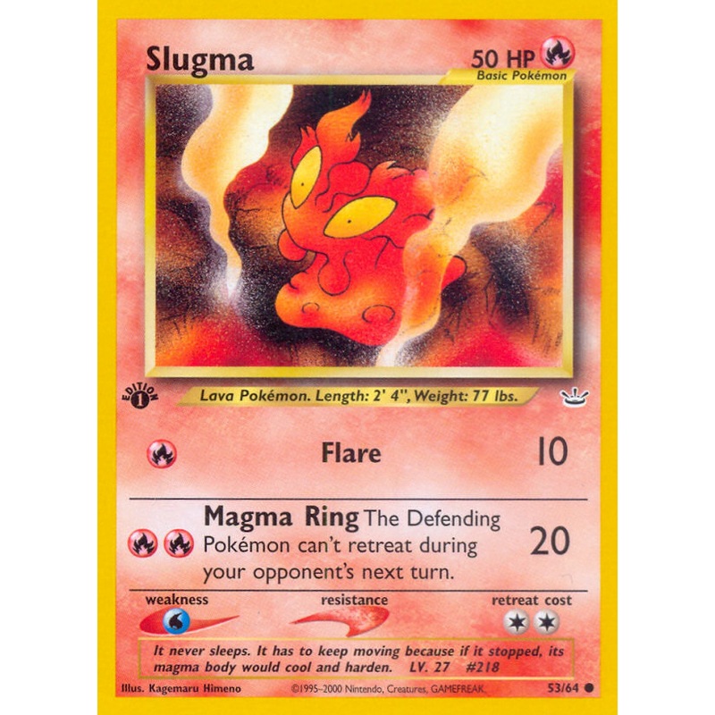 Slugma (53/64) [Neo Revelation 1st Edition]