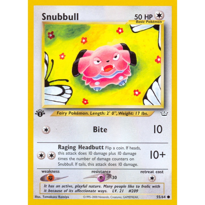 Snubbull (55/64) [Neo Revelation 1st Edition]