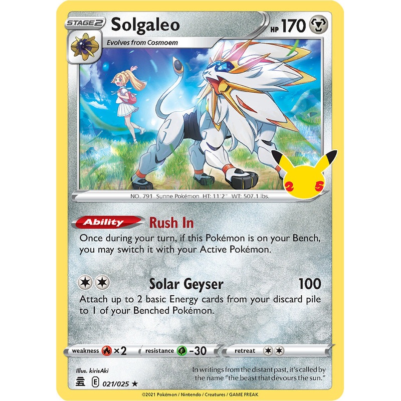 Solgaleo (021/025) [Celebrations: 25th Anniversary]
