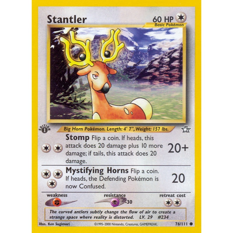 Stantler (76/111) [Neo Genesis 1st Edition]
