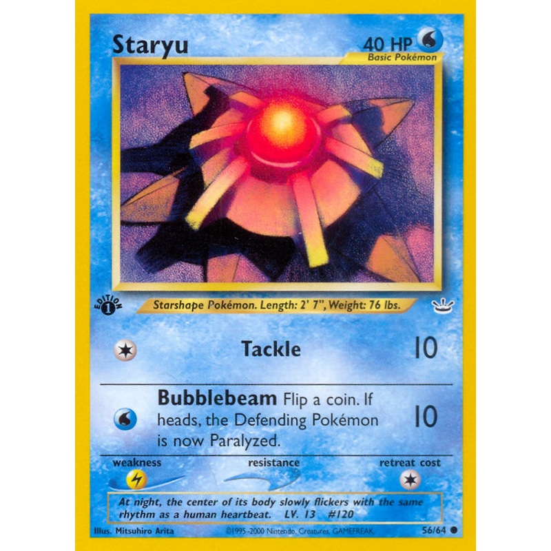 Staryu (56/64) [Neo Revelation 1st Edition]