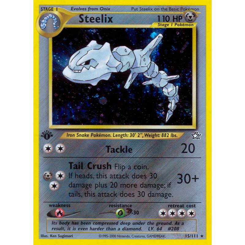Steelix (15/111) [Neo Genesis 1st Edition]