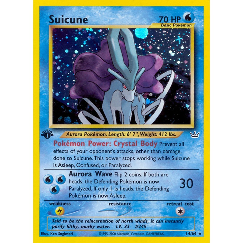 Suicune (14/64) [Neo Revelation 1st Edition]