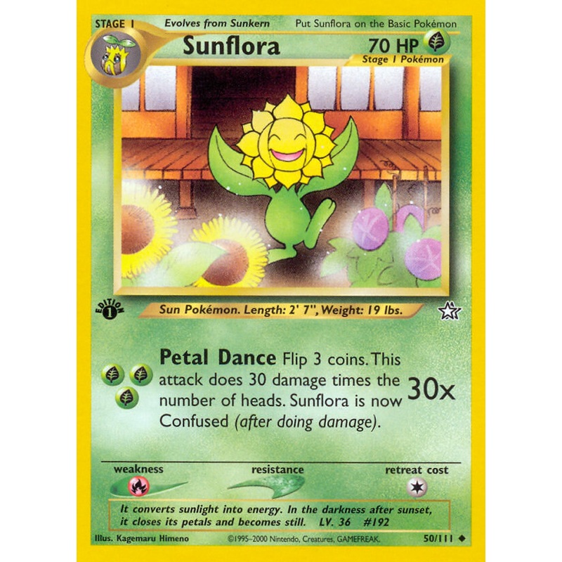 Sunflora (50/111) [Neo Genesis 1st Edition]