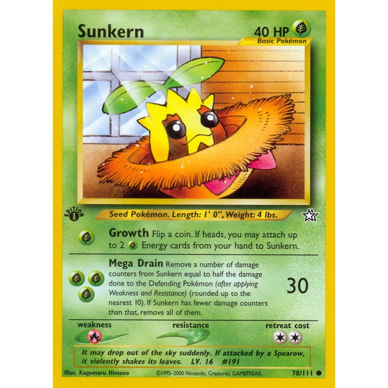 Sunkern (78/111) [Neo Genesis 1st Edition]