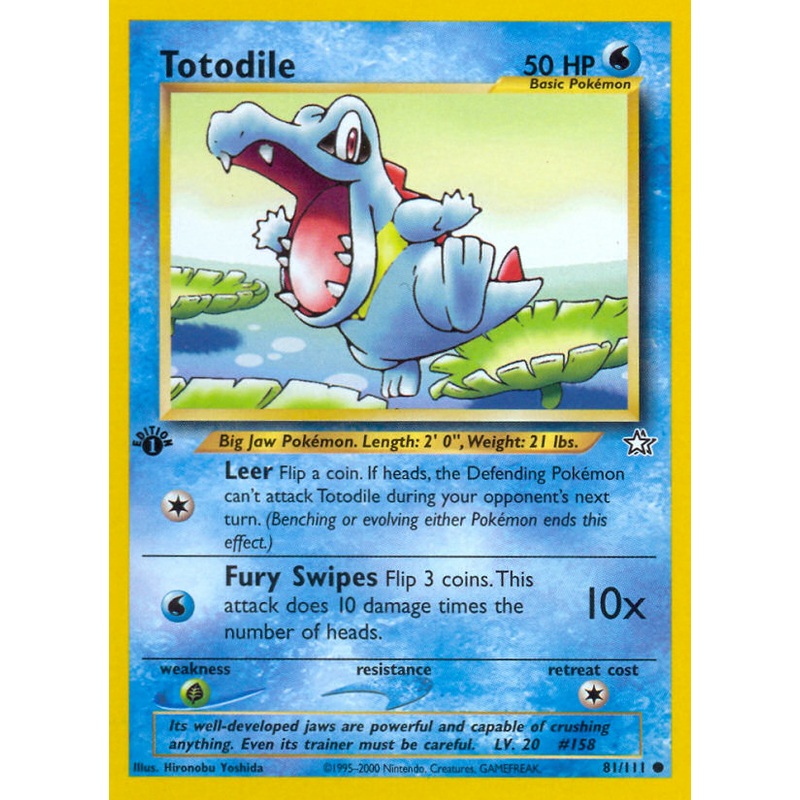 Totodile (81/111) [Neo Genesis 1st Edition]