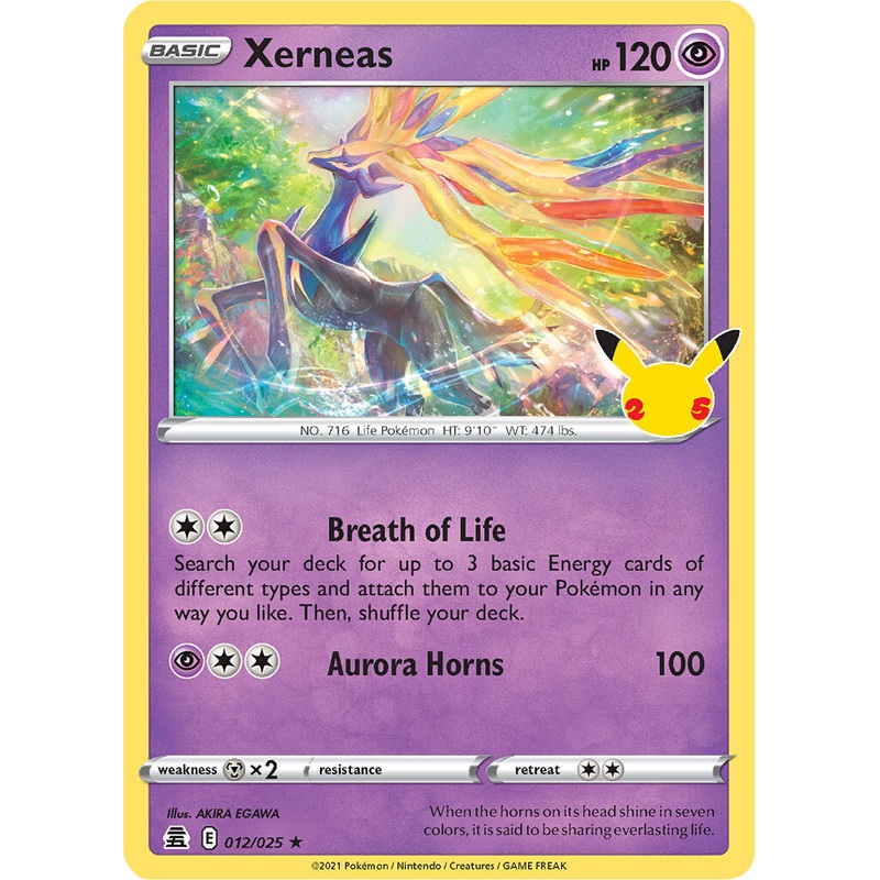 Xerneas (012/025) [Celebrations: 25th Anniversary]