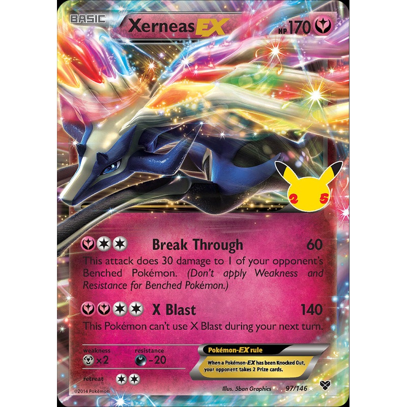 Xerneas EX (97/146) [Celebrations: 25th Anniversary - Classic Collection]