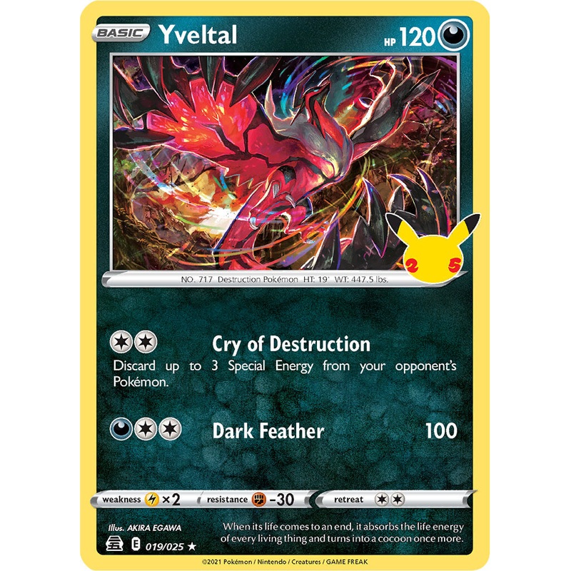 Yveltal (019/025) [Celebrations: 25th Anniversary]