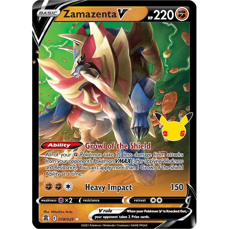 Zamazenta V (018/025) [Celebrations: 25th Anniversary]