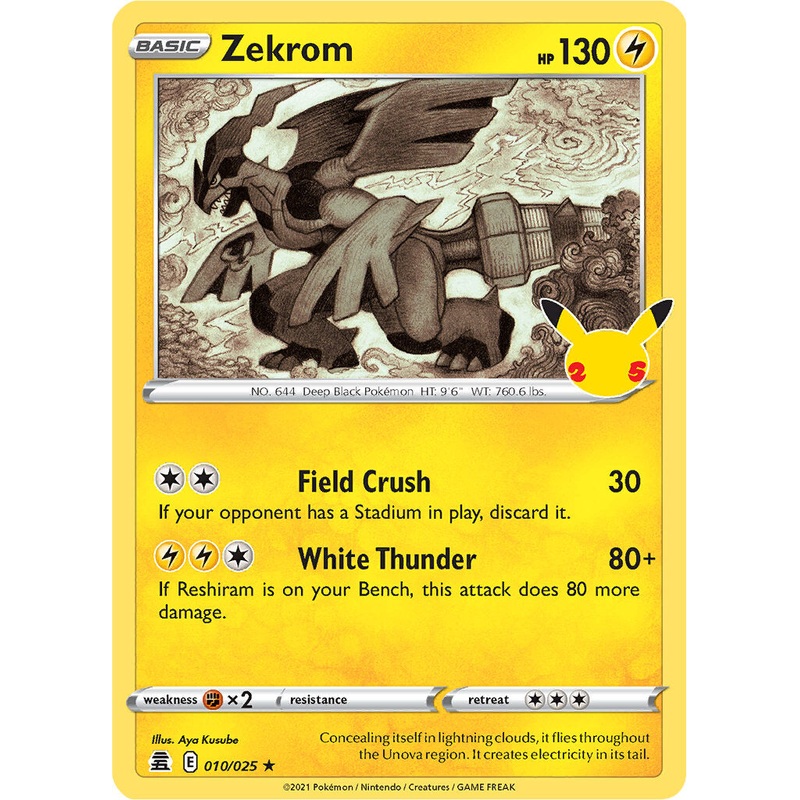 Zekrom (010/025) [Celebrations: 25th Anniversary]