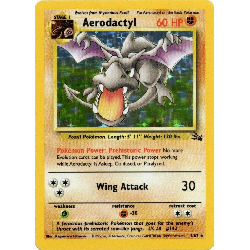 Aerodactyl (1/62) [Fossil Unlimited]