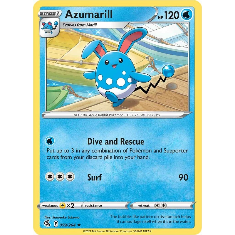 Azumarill (059/264) [Sword & Shield: Fusion Strike]