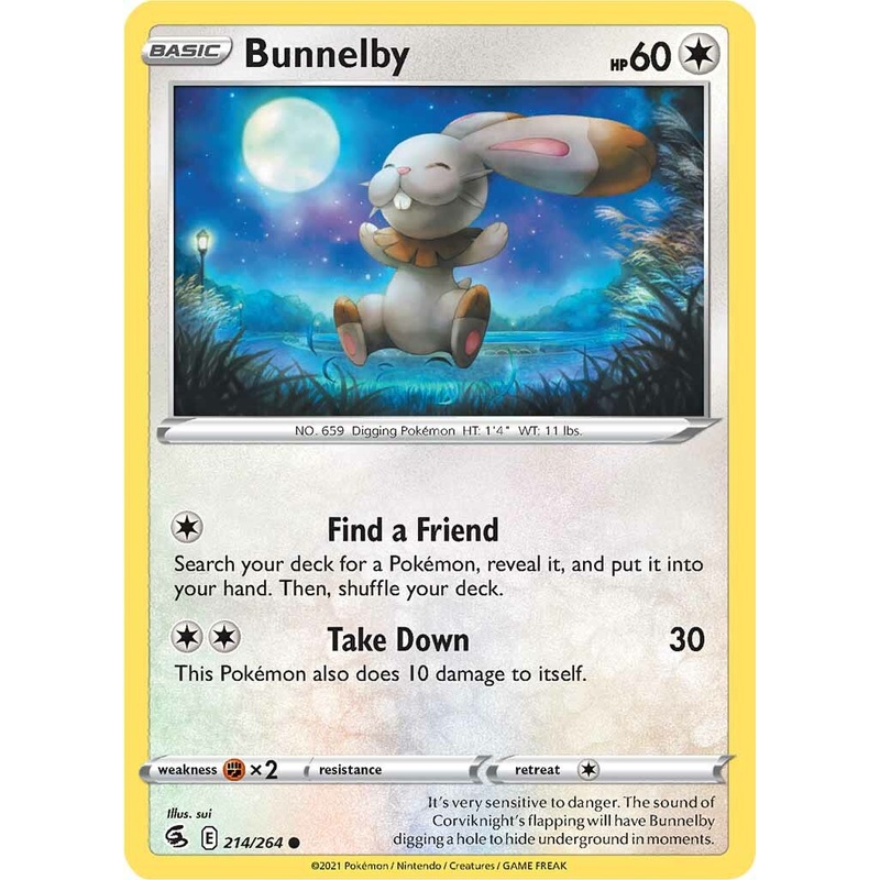 Bunnelby (214/264) [Sword & Shield: Fusion Strike]