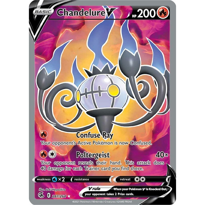Chandelure V (247/264) [Sword & Shield: Fusion Strike]