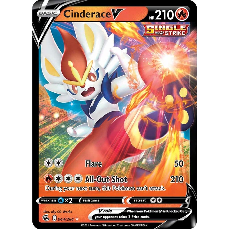 Cinderace V (044/264) [Sword & Shield: Fusion Strike]