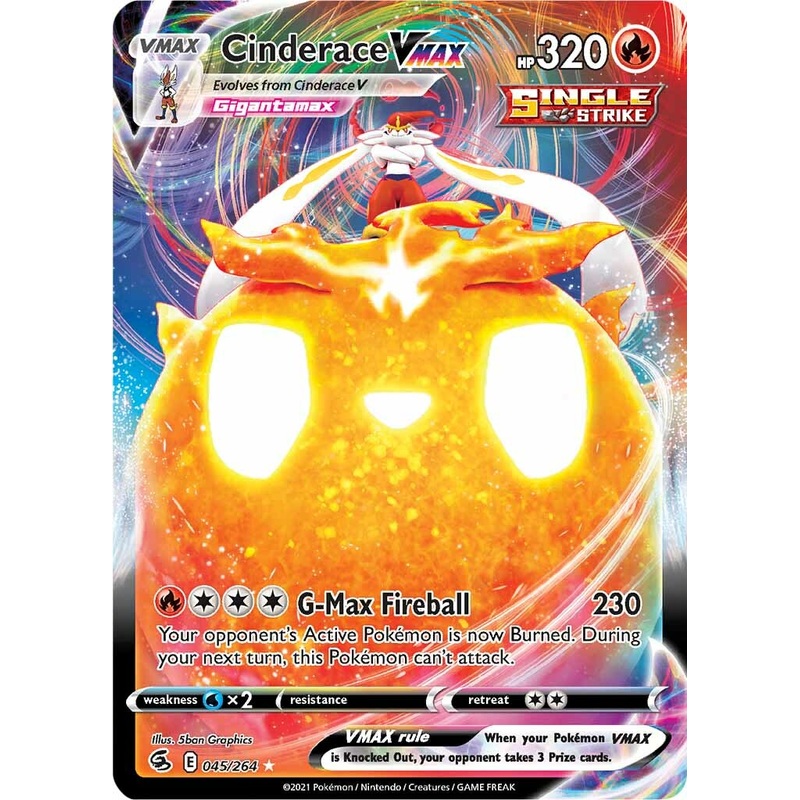 Cinderace VMAX (045/264) [Sword & Shield: Fusion Strike]