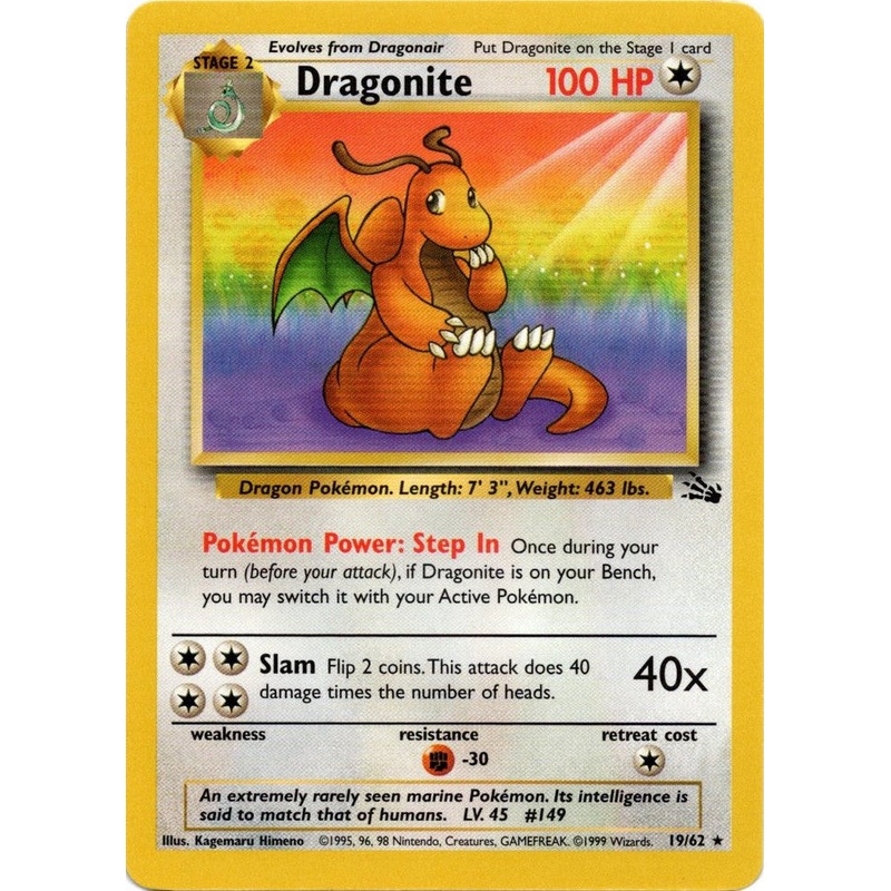 Dragonite (19/62) [Fossil Unlimited]
