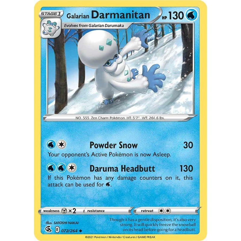 Galarian Darmanitan (072/264) [Sword & Shield: Fusion Strike]